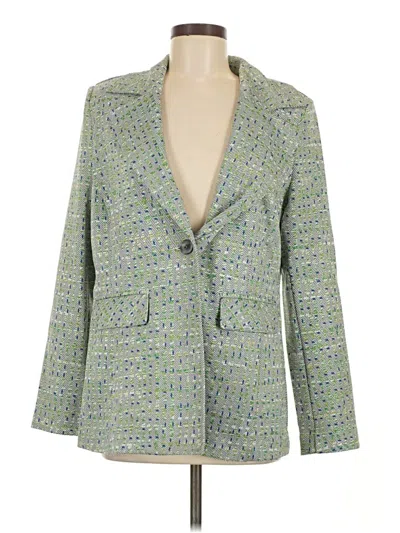 Pre-owned Cabi Blazer Jacket In Green