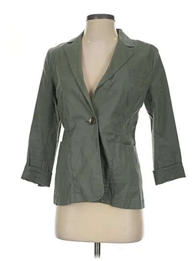 Pre-owned Cabi Blazer Jacket In Green