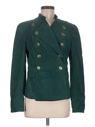 Pre-owned Cabi Blazer Jacket In Green