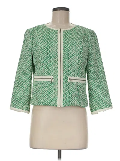 Pre-owned Cabi Blazer Jacket In Green