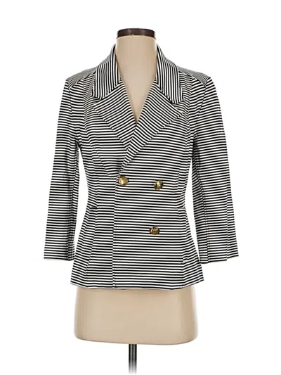 Pre-owned Cabi Blazer Jacket In Ivory