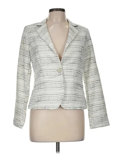 Pre-owned Cabi Blazer Jacket In Ivory