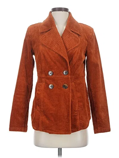 Pre-owned Cabi Blazer Jacket In Orange