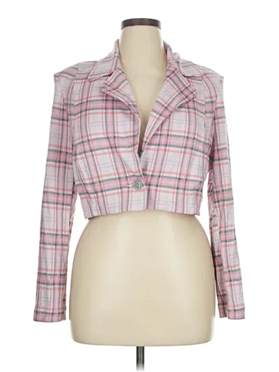 Pre-owned Cabi Blazer Jacket In Pink