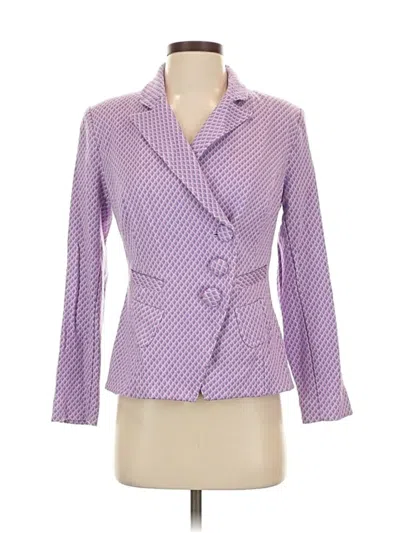 Pre-owned Cabi Blazer Jacket In Purple