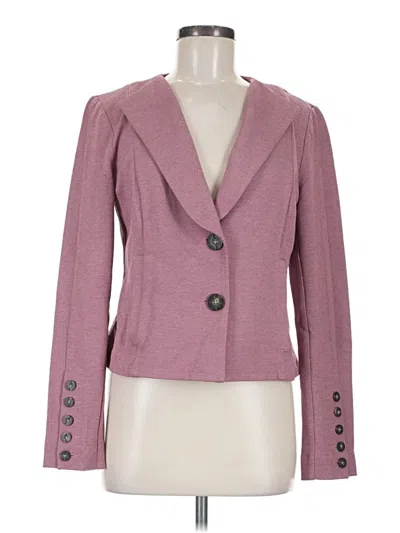 Pre-owned Cabi Blazer Jacket In Purple