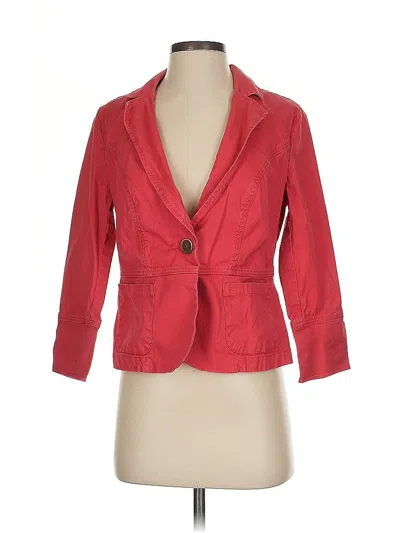 Pre-owned Cabi Blazer Jacket In Red