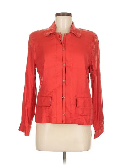 Pre-owned Cabi Blazer Jacket In Red