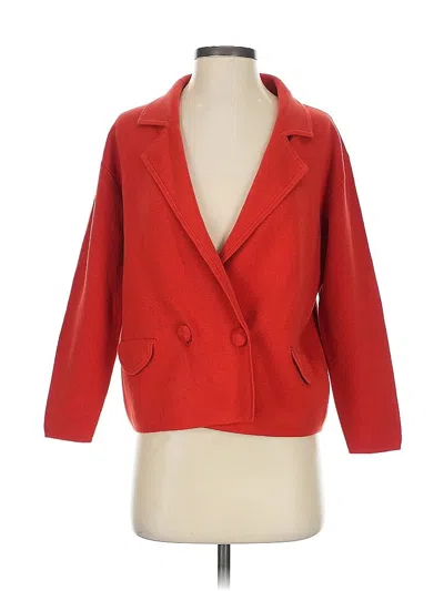 Pre-owned Cabi Blazer Jacket In Red