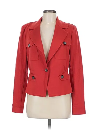 Pre-owned Cabi Blazer Jacket In Red