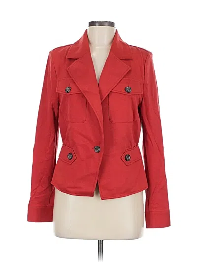 Pre-owned Cabi Blazer Jacket In Red