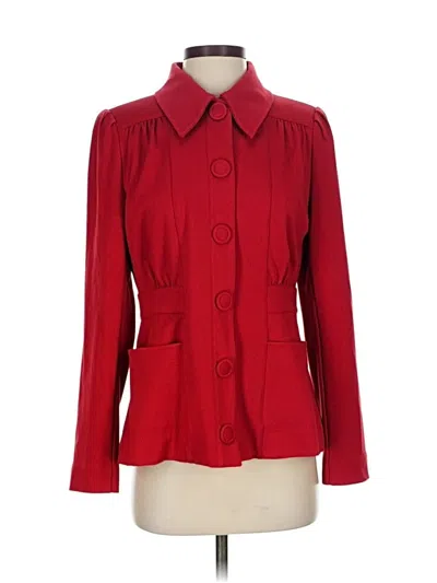 Pre-owned Cabi Blazer Jacket In Red