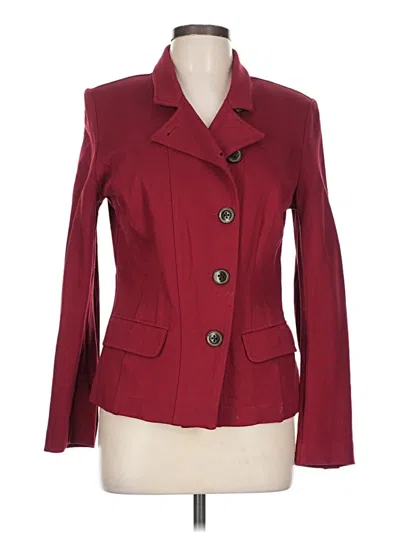 Pre-owned Cabi Blazer Jacket In Red