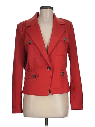 Pre-owned Cabi Blazer Jacket In Red