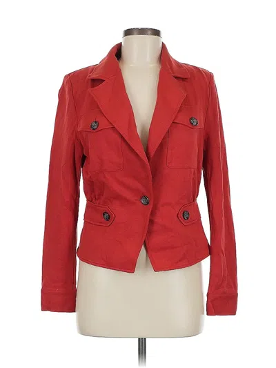 Pre-owned Cabi Blazer Jacket In Red