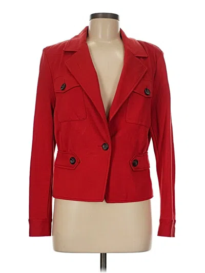 Pre-owned Cabi Blazer Jacket In Red