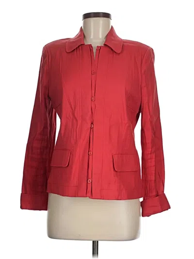 Pre-owned Cabi Blazer Jacket In Red