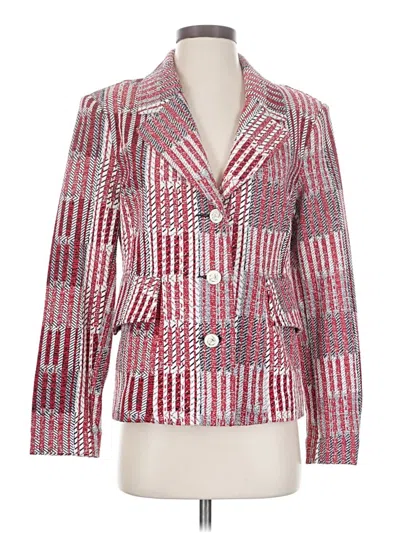 Pre-owned Cabi Blazer Jacket In Red