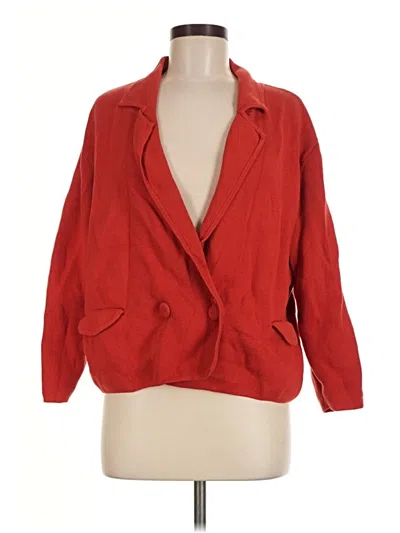Pre-owned Cabi Blazer Jacket In Red