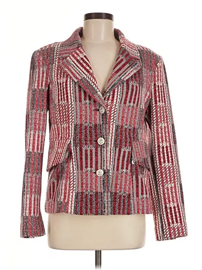 Pre-owned Cabi Blazer Jacket In Red