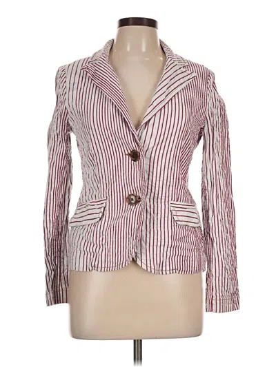 Pre-owned Cabi Blazer Jacket In Red