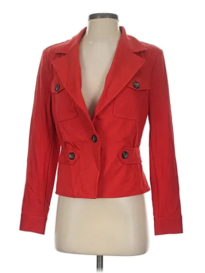 Pre-owned Cabi Blazer Jacket In Red