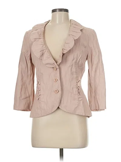 Pre-owned Cabi Blazer Jacket In Tan