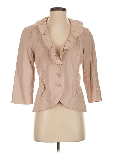 Pre-owned Cabi Blazer Jacket In Tan