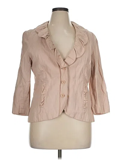 Pre-owned Cabi Blazer Jacket In Tan