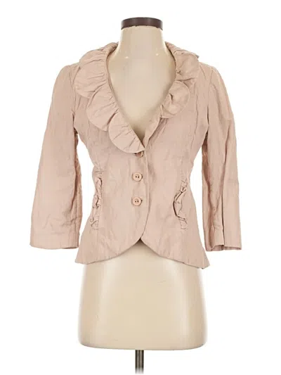Pre-owned Cabi Blazer Jacket In Tan