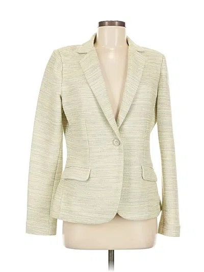 Pre-owned Cabi Blazer Jacket In White