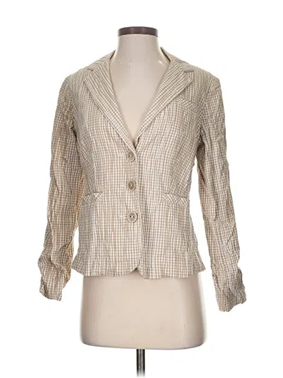 Pre-owned Cabi Blazer Jacket In White