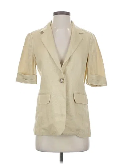 Pre-owned Cabi Blazer Jacket In White