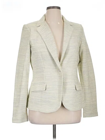 Pre-owned Cabi Blazer Jacket In White