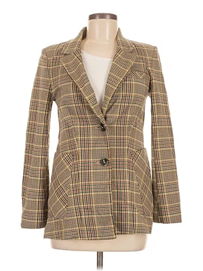 Pre-owned Cabi Blazer Jacket In Yellow