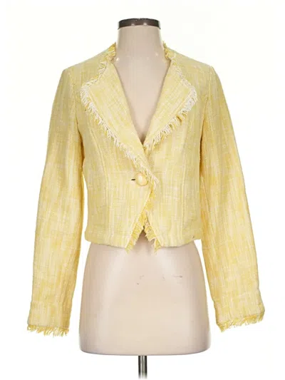 Pre-owned Cabi Blazer Jacket In Yellow