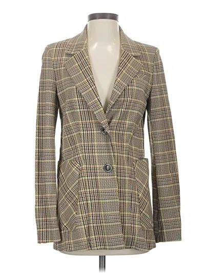 Pre-owned Cabi Blazer Jacket In Yellow