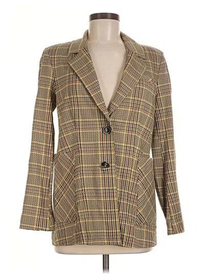 Pre-owned Cabi Blazer Jacket In Yellow