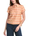 Cabi Camp Shirt In Orange