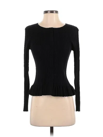Pre-owned Cabi Cardigan Sweater In Black