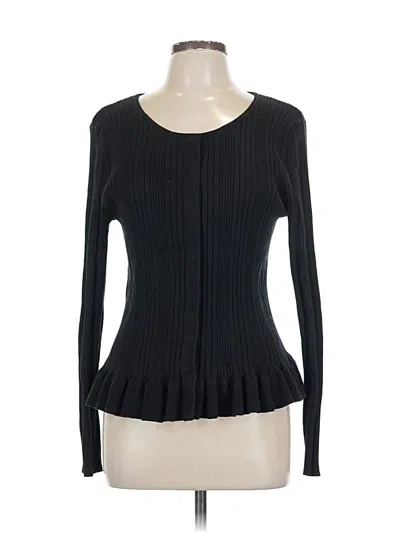 Pre-owned Cabi Cardigan Sweater In Black