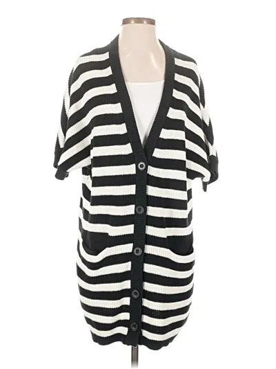 Pre-owned Cabi Cardigan Sweater In Black