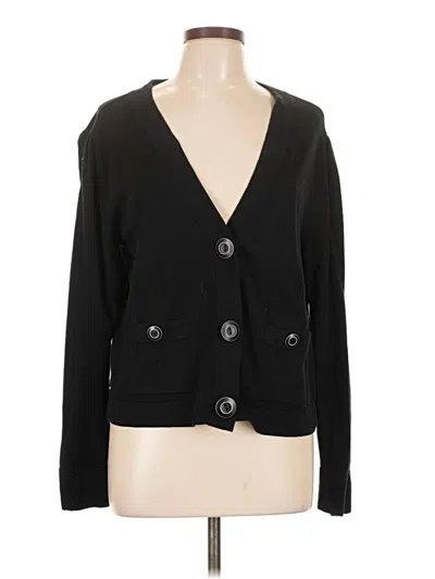 Pre-owned Cabi Cardigan Sweater In Black