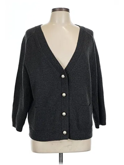 Pre-owned Cabi Cardigan Sweater In Black
