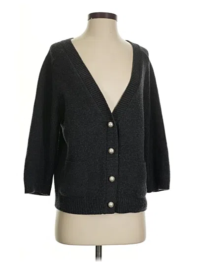 Pre-owned Cabi Cardigan Sweater In Black