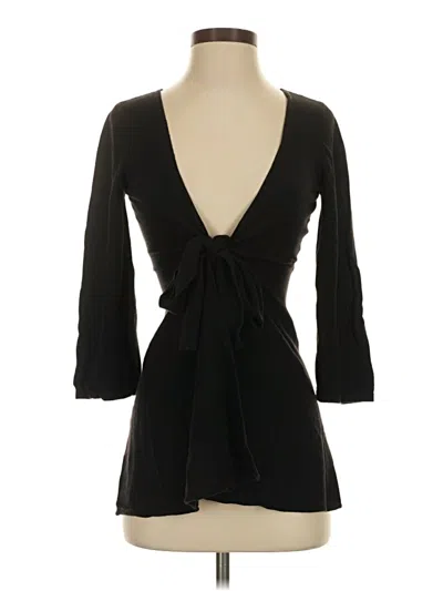 Pre-owned Cabi Cardigan Sweater In Black