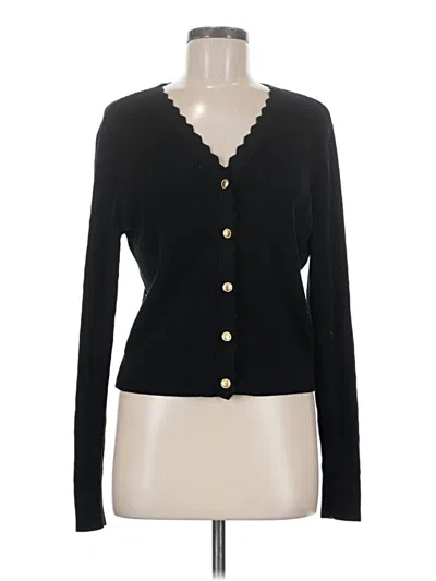 Pre-owned Cabi Cardigan Sweater In Black