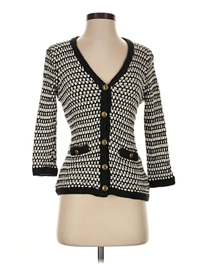 Pre-owned Cabi Cardigan Sweater In Black