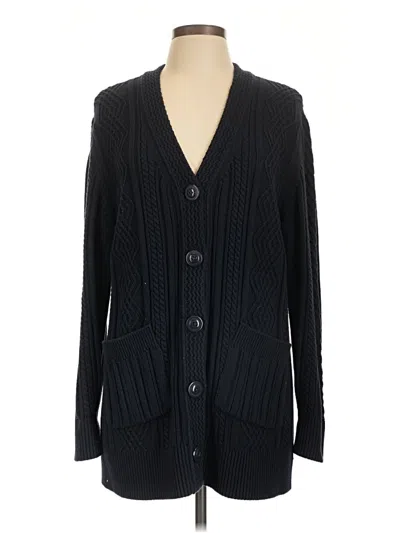 Pre-owned Cabi Cardigan Sweater In Black