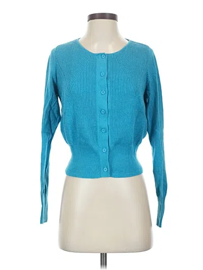 Pre-owned Cabi Cardigan Sweater In Blue